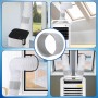 JOYUE Adapter for Portable Air Conditioning Pipe, Window Air Conditioning Pipe Adapter, ABS Air Conditioning Pipe Connector,