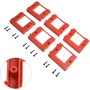 Juego de 6 soportes de pared para batería Einhell Power X-Change, baterías seguras con sistema de montaje en pared eficiente,