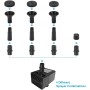 Fuente Solar Jardin Exterior 2.5w, Bomba De Agua Solar Para Estanque, Bomba Fuente De Agua Solar, Fuente Solar Para Estanque