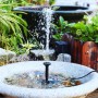 Fuente Solar Jardin Exterior 2.5w, Bomba De Agua Solar Para Estanque, Bomba Fuente De Agua Solar, Fuente Solar Para Estanque