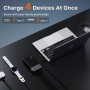 JUOVI Banco de energía portátil J2621, batería de 20000 mAh, Carga rápida de 45 W, Compatible con Switch, MacBook, Tablet, DELL,