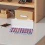 Caja De Batería AA - Organizador De Almacenamiento De Baterías, Soporte De Caja De Batería | Contenedor De Batería Pequeño Que