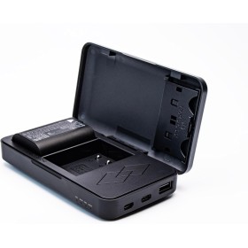 REFLEX CAMERA CBC-EN-EL15 - Caja de carga de batería con caja de almacenamiento de tarjeta SD y función de banco de energía
