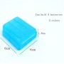 XINGSUI 6 cajas de almacenamiento de batería de 5 colores, caja de plástico duro para pilas AA AAA