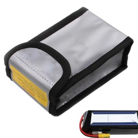 laxreheye Contenedor de almacenamiento de batería de fuego, bolsa de batería de fuego de fuego,Protector de almacenamiento de