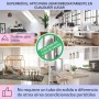 Klarstein Portable Air Conditioner, Penguin Evaporative Cooler 5 in 1 House with Humidifier, Fan, Ionizer and Night Mode,