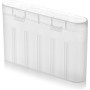 Yeselino Caja de almacenamiento para 1 o 6 pilas AA 18650, funda protectora impermeable
