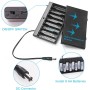 VooGenzek 2 Piezas 12V AA Soporte de Batería Caja de Almacenamiento de Batería de Plástico, con Interruptor de ENCENDIDO/APAGADO