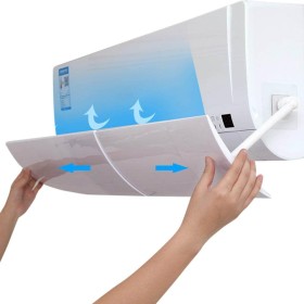 Air Conditioning Deflector Air Conditioner Retractable Deflector 180 Degree Deflection Air Conditioner for Home/Office, Elderly,
