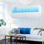 Air Conditioning Deflector Air Conditioner Retractable Deflector 180 Degree Deflection Air Conditioner for Home/Office, Elderly,