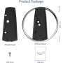 ANNSKIN Soporte Vertical para Consolas PS5/PS5 Slim Soporte con Base Antideslizante para Accesorios de Playstation 5