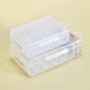 tooefft Juego de 4 cajas de batería, dos pilas AA y dos AAA, caja de almacenamiento de batería, organizador de batería, soporte
