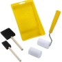 Kit de mini rodillo de pintura de espuma fácil de usar con asa, excelente opción para tareas de retoque (B)