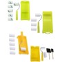 Kit de mini rodillo de pintura de espuma fácil de usar con asa, excelente opción para tareas de retoque (B)