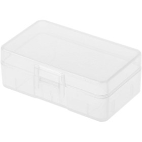 CVZJ Caja de almacenamiento para 1 batería de 9 V o 2 pilas AA