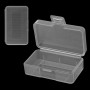 CVZJ Caja de almacenamiento para 1 batería de 9 V o 2 pilas AA