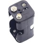 Limtula Paquete de 5 cajas de almacenamiento con 4 pilas AA, conector de batería, caja de almacenamiento de batería, caja negra