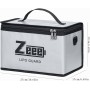 Zeee Lipo Safe Bag Bolsa de Seguridad Ignífuga a Prueba de Explosiones Gran Capacidad con 10 Ranuras de Almacenamiento