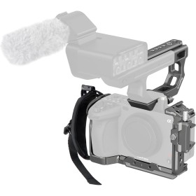 SMALLRIG FX3 / FX30 HawkLock Kit de Jaula de Cámara de Liberación Rápida para Sony con Extensión de Mango XLR, Correa de Muñeca