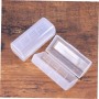 DOITOOL 2piezas Organizador De Baterías para Almacenamiento Dura De Plástico Práctica y Transparente para Pilas Recargables