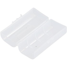 Estuche transparente de almacenamiento de batería para 1 unidad/2 unidades 26650 para proteger tus baterías, cortocircuitos y