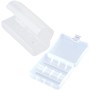 Estuche transparente de almacenamiento de batería para 1 unidad/2 unidades 26650 para proteger tus baterías, cortocircuitos y