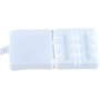 Estuche transparente de almacenamiento de batería para 1 unidad/2 unidades 26650 para proteger tus baterías, cortocircuitos y