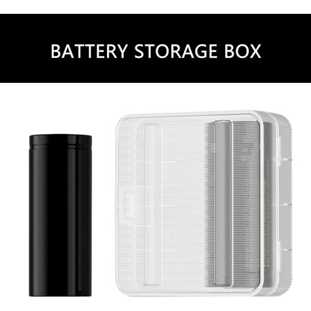 Limtula Caja de almacenamiento de batería para baterías 26650, asegura y organiza las baterías con esta caja de almacenamiento