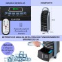Klarstein Portable Air Conditioner 4 in 1, Air Conditioner 65 W Quiet, Night Mode 6L Humidifier, Fan, Purifier, Air Flow