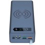 Cpolebev Caja de Banco de BateríA USB 16X18650 Cajas de Almacenamiento de Carga de BateríA C16 con IluminacióN LED Desmontable