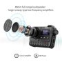 MLOVE BV800 Altavoz Bluetooth súper portátil con radio FM, pantalla LC