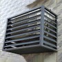 Air Conditioner Outdoor Unit Cover, Aluminum Alloy Air Conditioner Outer Frame Protective Cover, for Balcony Garden (Grey, 3