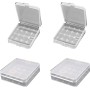 GTIWUNG 8 Piezas 1/2/3/4 x 3.7V 18650 Caja de Soporte de Batería Caja de Almacenamiento con Pin para soldar a PCB para Series o