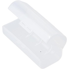 Ksikdeg Caja transparente de almacenamiento de batería para 1 unidad/2 unidades 26650, protege tus baterías, cortocircuitos