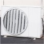Air Conditioner Covers for Outdoor Units, Galvanized Steel Air Vent Deflector, Heat Pump Unit Cover HVAC Cover