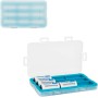 JJC 28 Fächer AA Batterie Organizer Aufbewahrungskoffer mit Batterietester, Wasserabweisender Harthalter Batterien Organizer mit