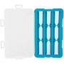 JJC 28 Fächer AA Batterie Organizer Aufbewahrungskoffer mit Batterietester, Wasserabweisender Harthalter Batterien Organizer mit