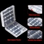 12 Portapilas AA Caja de Almacenamiento de Batería con Cable Alambre, Caja de Batería de Resorte Metálico Portapilas AA de 1,5 V