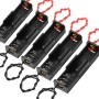 12 Portapilas AA Caja de Almacenamiento de Batería con Cable Alambre, Caja de Batería de Resorte Metálico Portapilas AA de 1,5 V