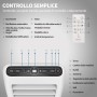 SHINCO Mobile Air Conditioner, 7000 BTU 2.05kW, Cooling&Ventilation&Dehumidification, Room Size up to 54m³(18㎡), Mobile Air