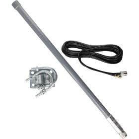 Antena aérea de fibra de vidrio para Omni de helio sintonizada de 12dBi 868MHz 915MHz, antena exterior de 55 cm para antena para