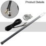Antena aérea de fibra de vidrio para Omni de helio sintonizada de 12dBi 868MHz 915MHz, antena exterior de 55 cm para antena para