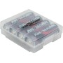 Ansmann Premium - Caja para hasta 4 Pilas Mignon AA o Micro AAA y baterías/Caja de Almacenamiento para protección y Transporte
