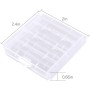 GTIWUNG 6 Piezas 3x1.5V AA Caja de Soporte de Batería Blanco,Enchufe Hembra USB,4.5V AA Caja de Almacenamiento de Batería con