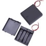 GTIWUNG 6 Piezas 3x1.5V AA Caja de Soporte de Batería Blanco,Enchufe Hembra USB,4.5V AA Caja de Almacenamiento de Batería con