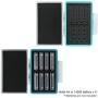 JJC - Caja de Almacenamiento de baterías de plástico Duro con 8 Ranuras para 8 baterías AA 14500