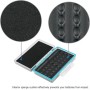 JJC - Caja de Almacenamiento de baterías de plástico Duro con 8 Ranuras para 8 baterías AA 14500