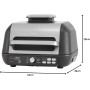 Ninja Foodi Indoor Grill and Air Fryer, 5.7 Litre, 5 Cooking Functions, Air Fry, Grill, Roast, Bake and More, Dishwasher Safe