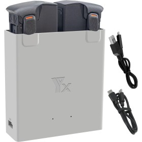 LYONGTECH Cargador de batería bidireccional con carga de almacenamiento para dron DJI Avata 2, carga de baterías duales en