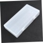 FUNNETOYU 2 Piezas Caja de Almacenamiento de batería Casos de Soporte de batería Almacenamiento Claro de la batería Cajas de